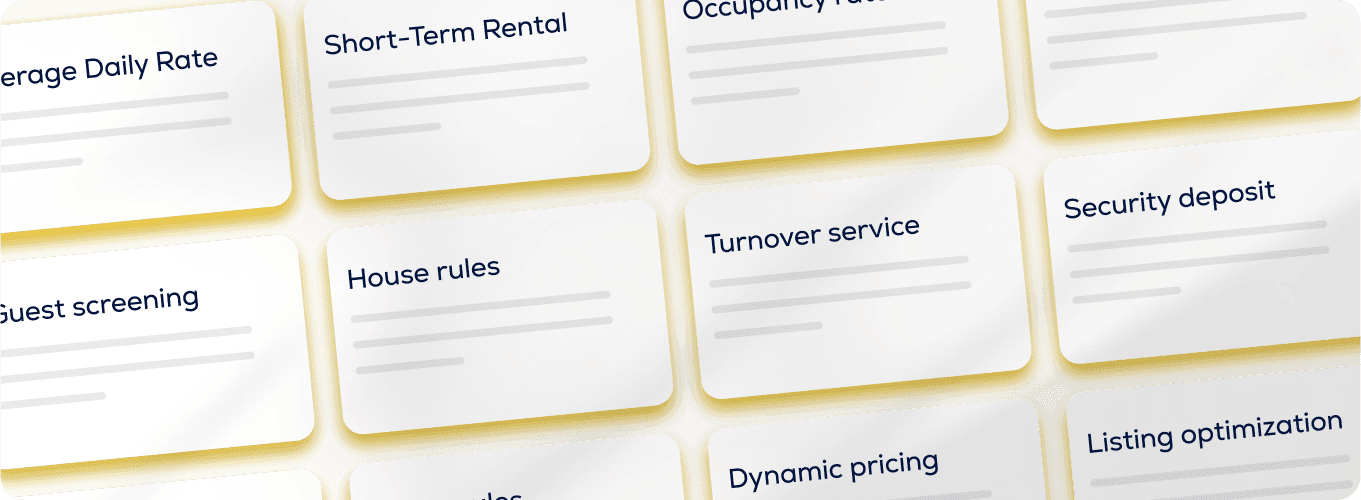 The ultimate short-term rental dictionary