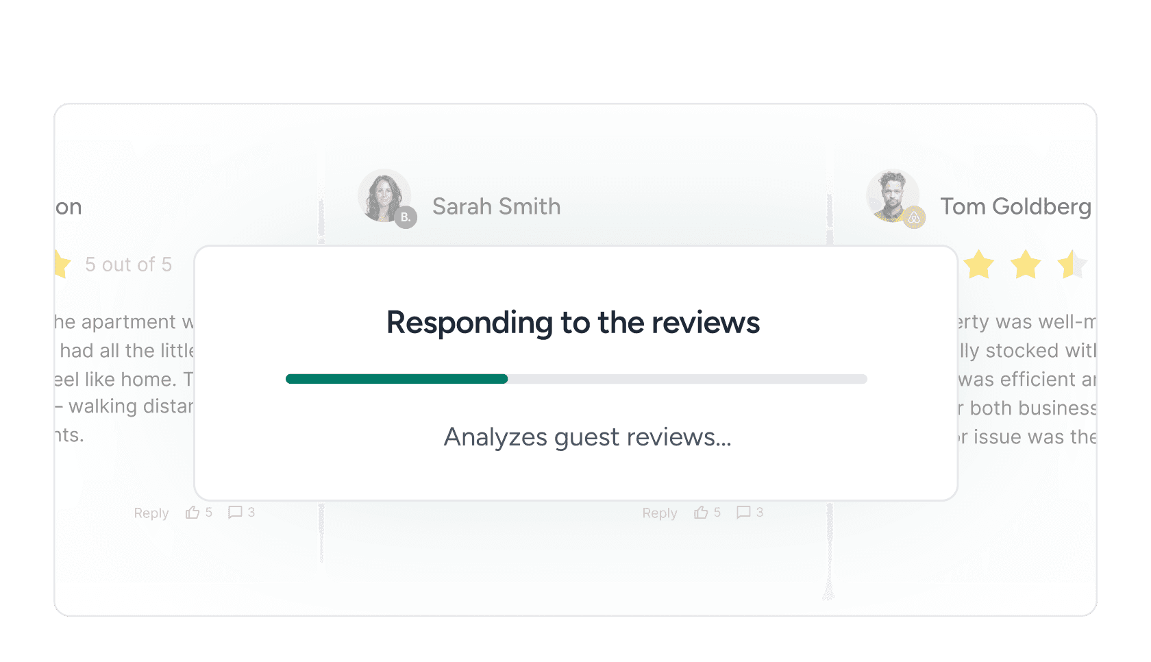 Reviews management