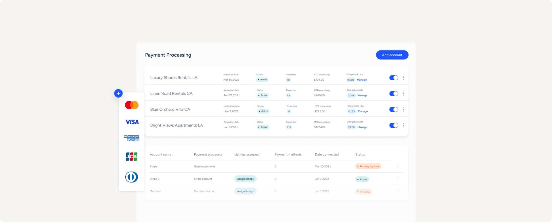 Total <em>control</em>, from booking to payout
