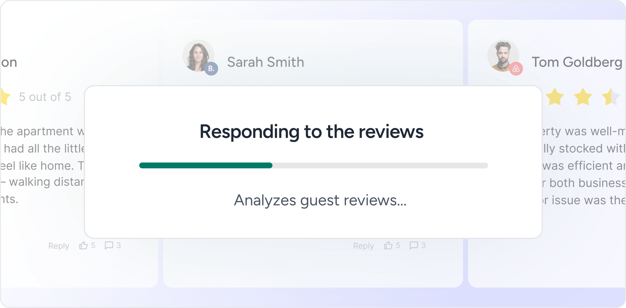 Reviews management