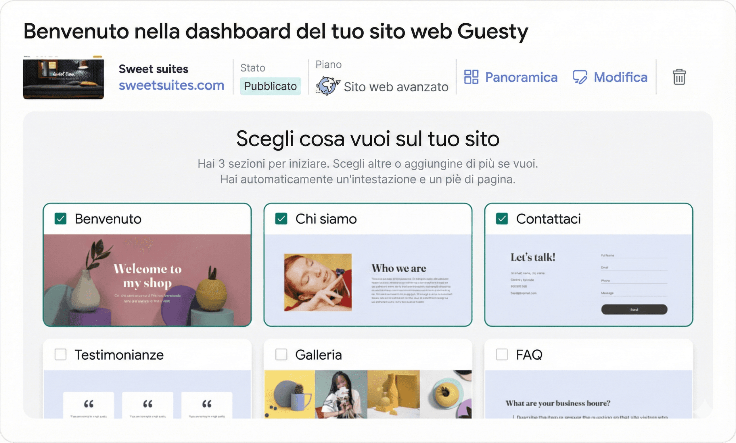 Prenotazioni
dirette