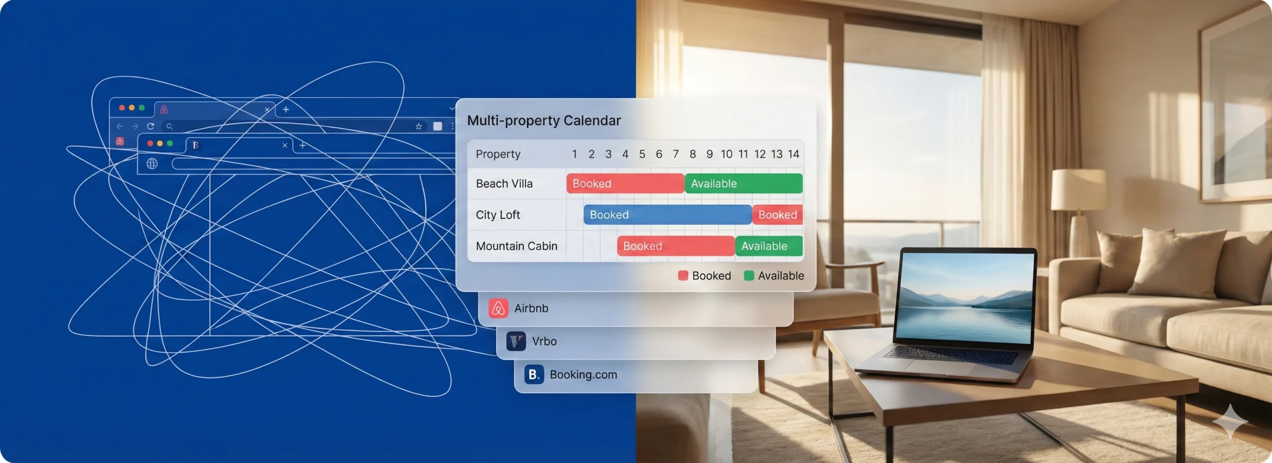 Stop switching tabs: why a unified multi-calendar is a host’s best friend