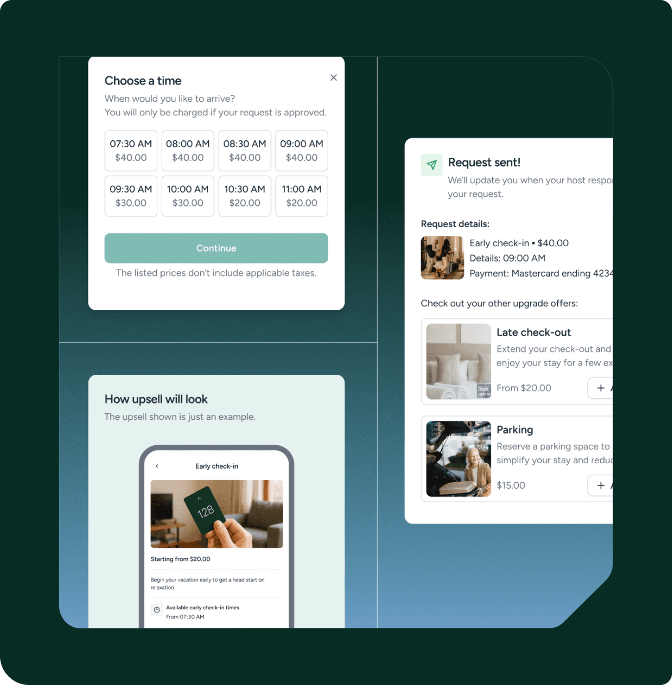 Centralized upsell management