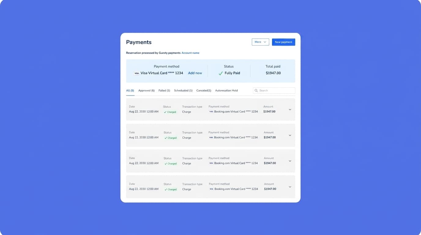 Protect bookings with automated payments