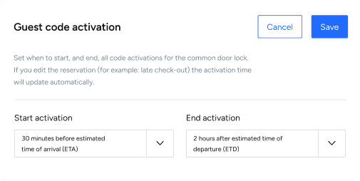Automatic deactivation