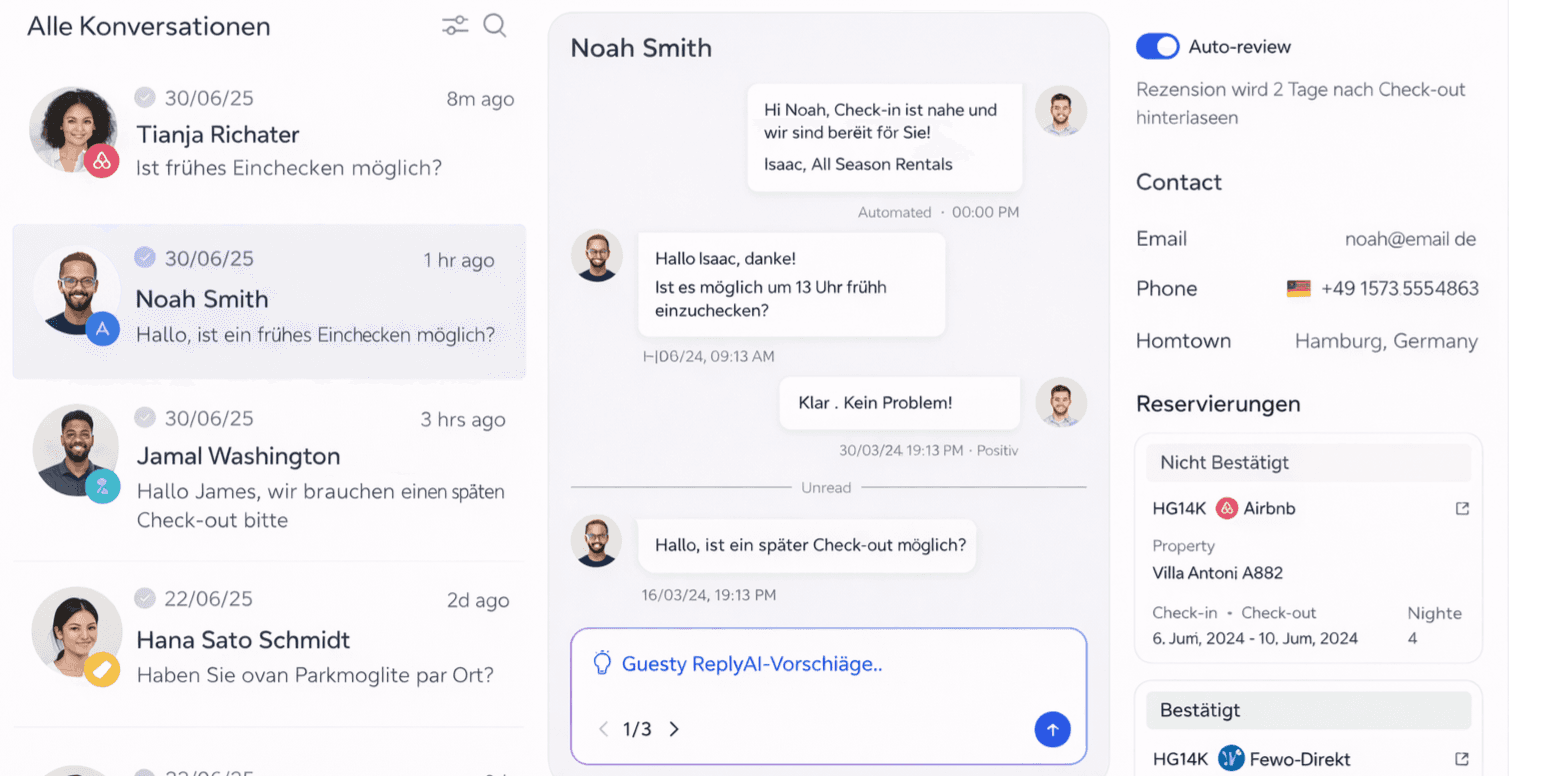 Gäste-Kommunikation