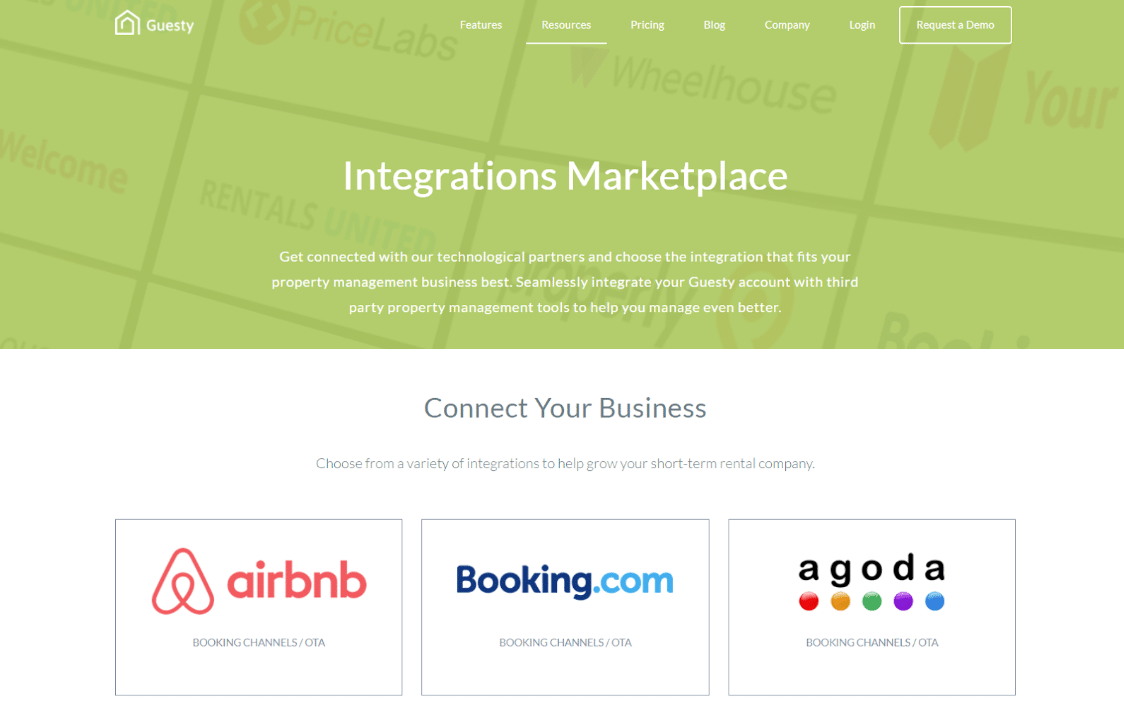 Guesty’s Integration Marketplace