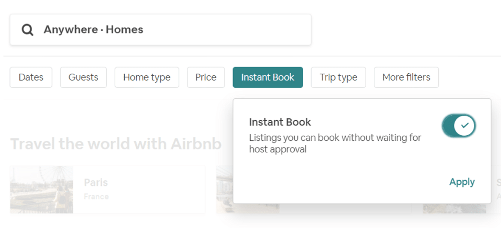 Airbnb Instant Book