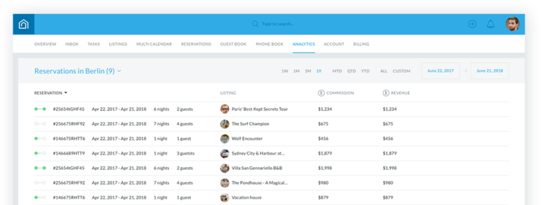 Guesty reporting tools 2