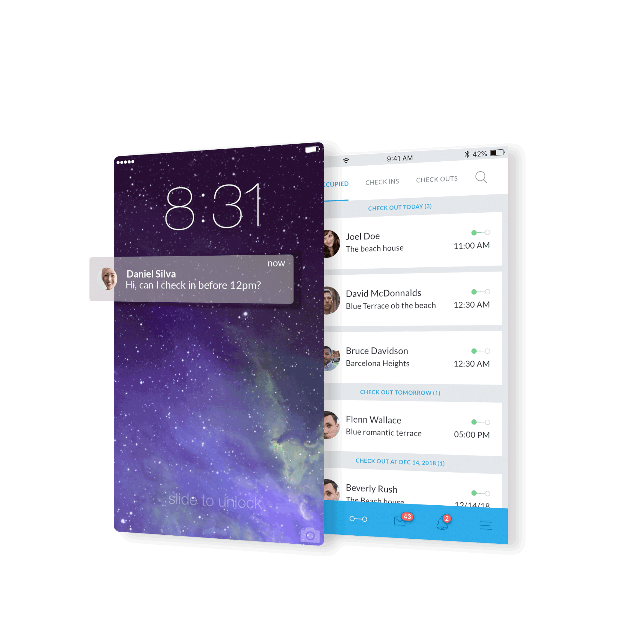 Guesty Mobile inbox