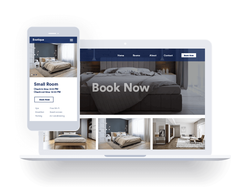 Branded Booking Website feature Guesty