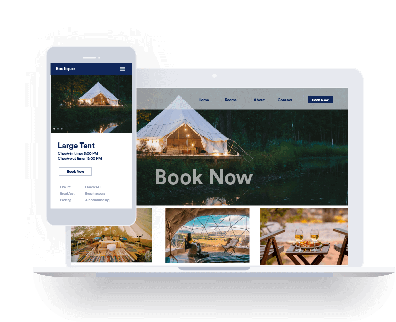 Guesty branded website feature