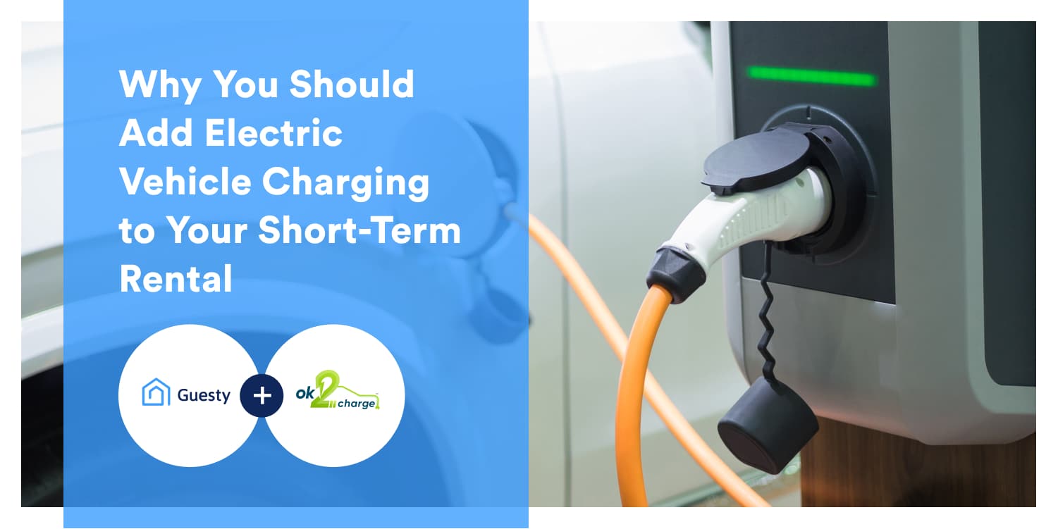 Electric vehicle charger plugged in