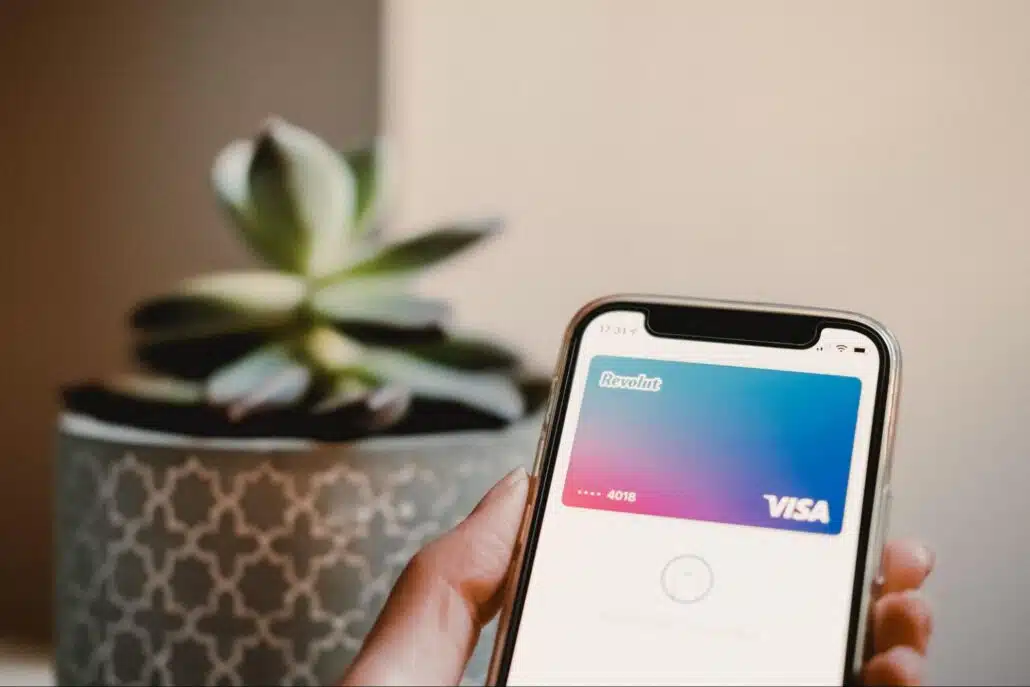 credit card on a screen